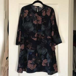 Aritzia floral swing dress